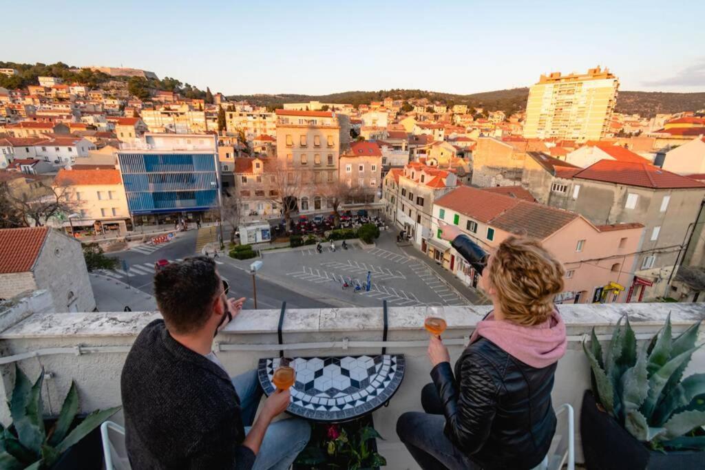 The Spot - Rooftop In The City Centre + Parking Šibenik Dış mekan fotoğraf